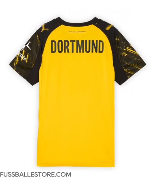 Günstige Borussia Dortmund Heimtrikot Damen 2025-26 Kurzarm Günstige Borussia Dortmund Heimtrikot Damen 2025-26 Kurzarm